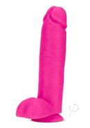 Au Naturel Bold Huge Dildo With Suction Cup And Balls 10in...